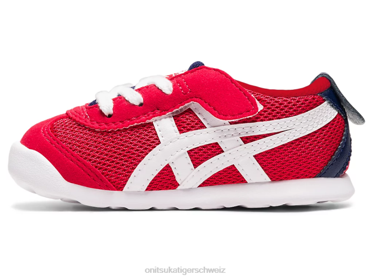Onitsuka Tiger Mexiko 66 Kinder klassisches Rot/Weiß 8X88650 Schuhe