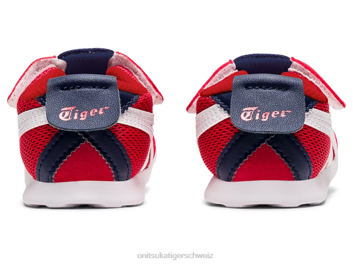Onitsuka Tiger Mexiko 66 Kinder klassisches Rot/Weiß 8X88650 Schuhe