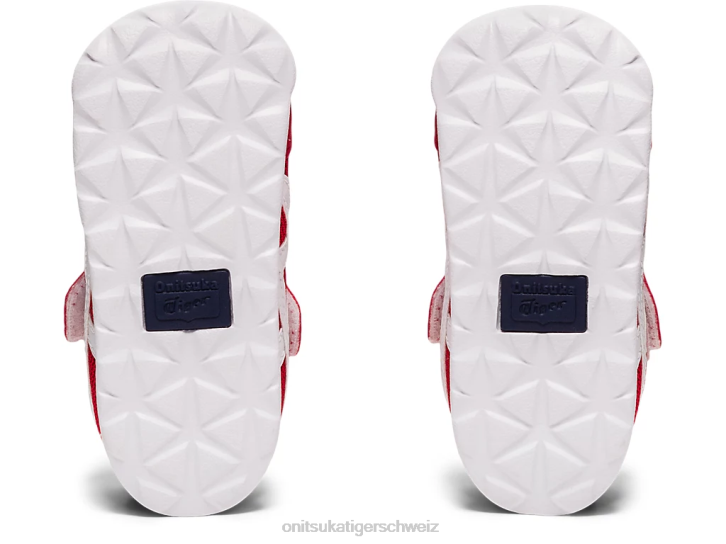 Onitsuka Tiger Mexiko 66 Kinder klassisches Rot/Weiß 8X88650 Schuhe