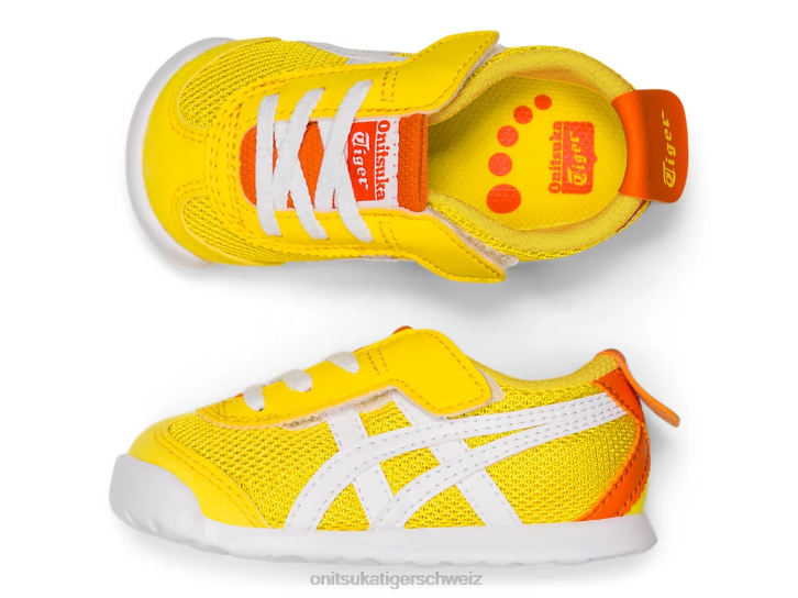 Onitsuka Tiger Mexiko 66 Kinder leuchtendes Gelb/Weiß 8X88654 Schuhe