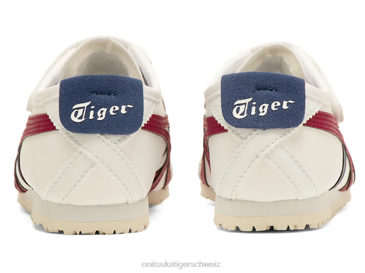 Onitsuka Tiger Mexiko 66 Kinder weiße/getrocknete Beere 8X88625 Schuhe