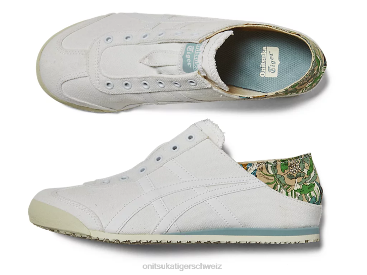 Onitsuka Tiger Mexiko 66 Paraty unisex weiß/heller Stahl 8X8848 Schuhe