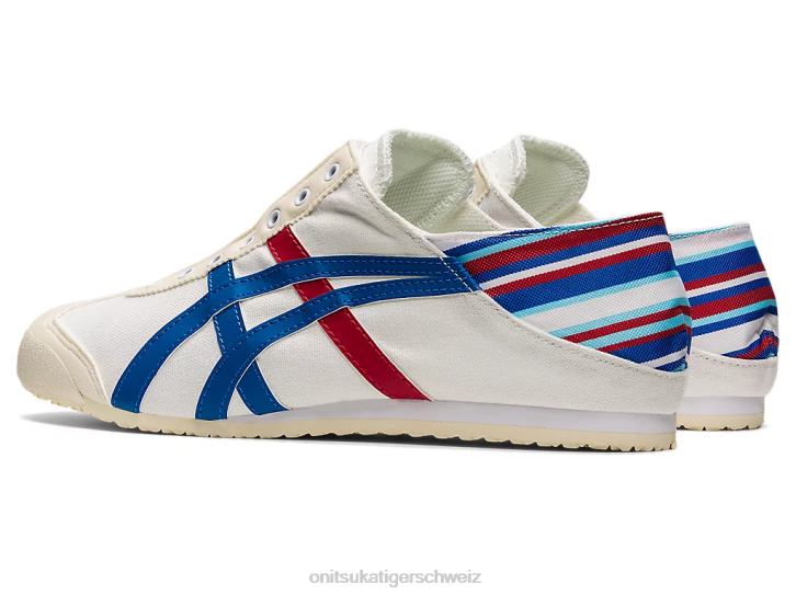 Onitsuka Tiger Mexiko 66 Paraty unisex weiß/klassisches Blau 8X88341 Schuhe