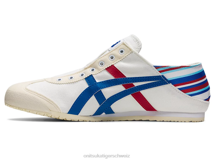 Onitsuka Tiger Mexiko 66 Paraty unisex weiß/klassisches Blau 8X88341 Schuhe