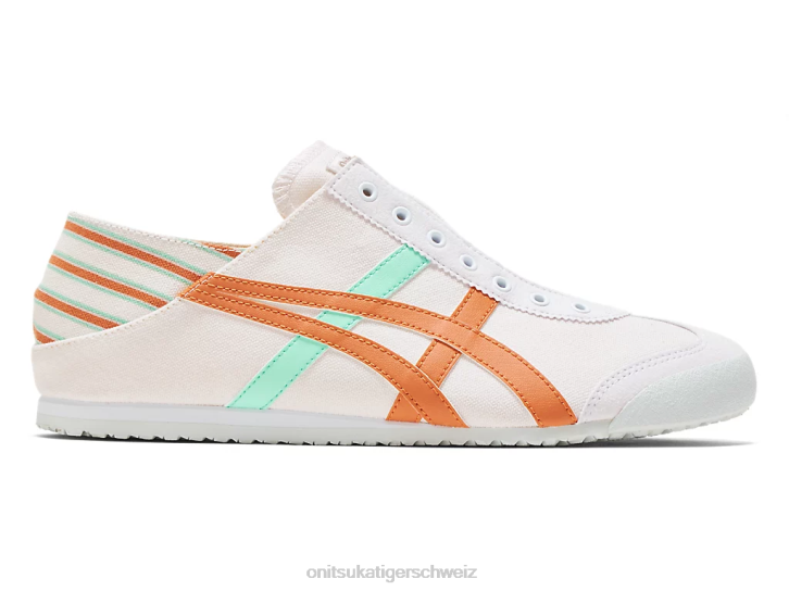 Onitsuka Tiger Mexiko 66 Paraty unisex weiß/rostorange 8X8825 Schuhe