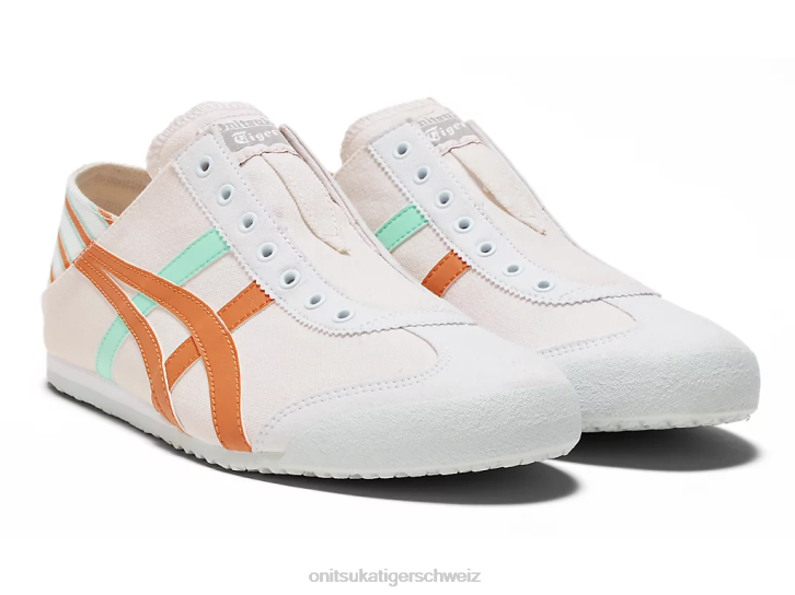 Onitsuka Tiger Mexiko 66 Paraty unisex weiß/rostorange 8X8825 Schuhe