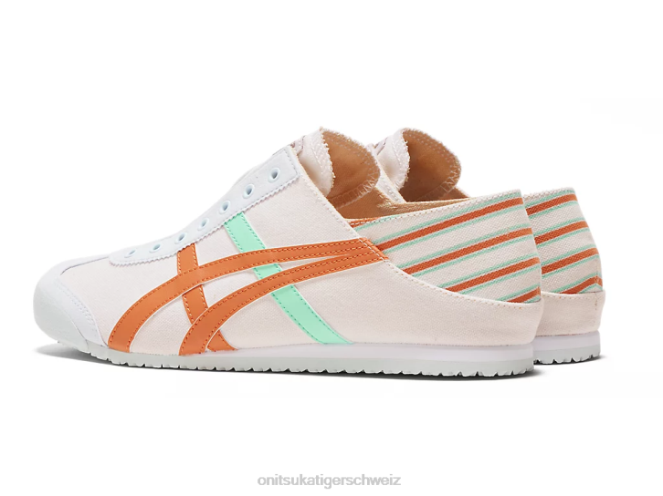 Onitsuka Tiger Mexiko 66 Paraty unisex weiß/rostorange 8X8825 Schuhe
