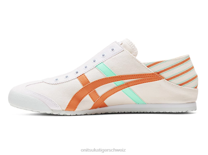 Onitsuka Tiger Mexiko 66 Paraty unisex weiß/rostorange 8X8825 Schuhe