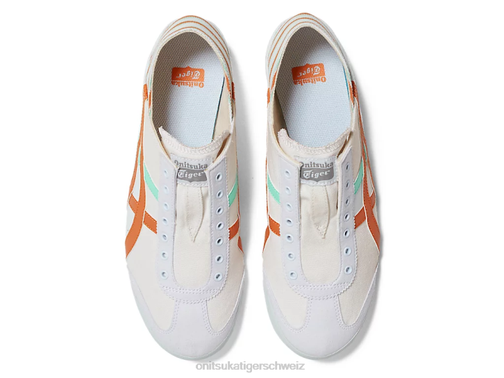 Onitsuka Tiger Mexiko 66 Paraty unisex weiß/rostorange 8X8825 Schuhe