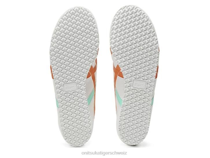 Onitsuka Tiger Mexiko 66 Paraty unisex weiß/rostorange 8X8825 Schuhe