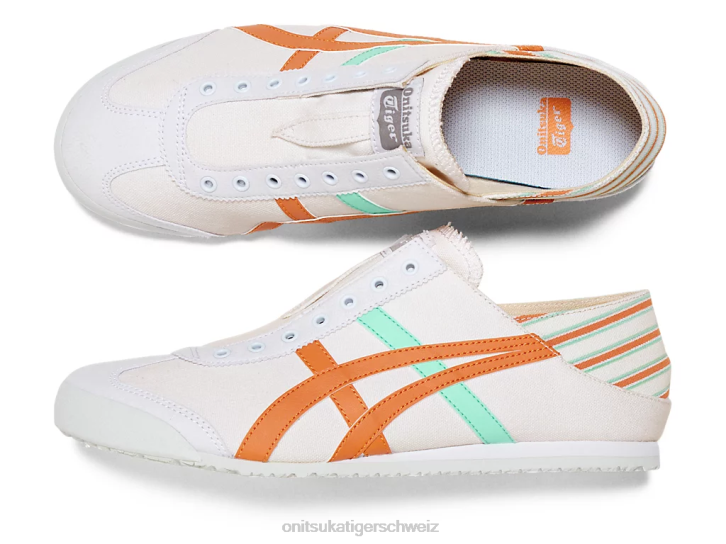 Onitsuka Tiger Mexiko 66 Paraty unisex weiß/rostorange 8X8825 Schuhe