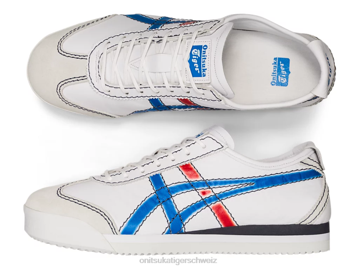 Onitsuka Tiger Mexiko 66 SD Pf unisex weiß/directoireblau 8X88274 Schuhe