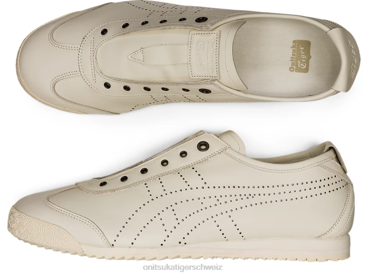 Onitsuka Tiger Mexiko 66 SD Slip-on unisex Creme 8X88346 Schuhe