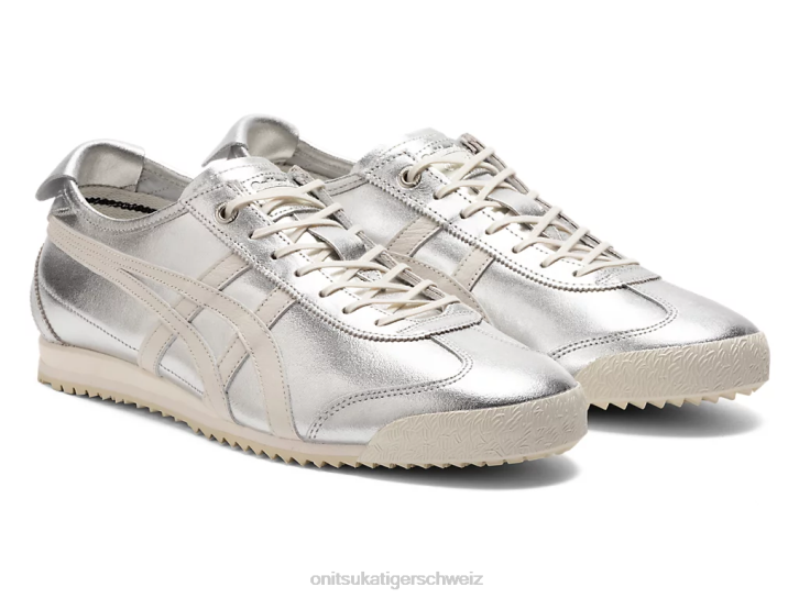 Onitsuka Tiger Mexiko 66 SD unisex reines Silber/Creme 8X88108 Schuhe