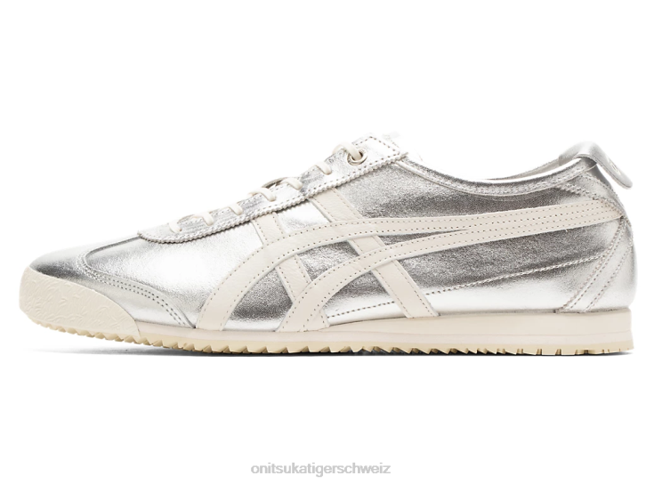 Onitsuka Tiger Mexiko 66 SD unisex reines Silber/Creme 8X88108 Schuhe