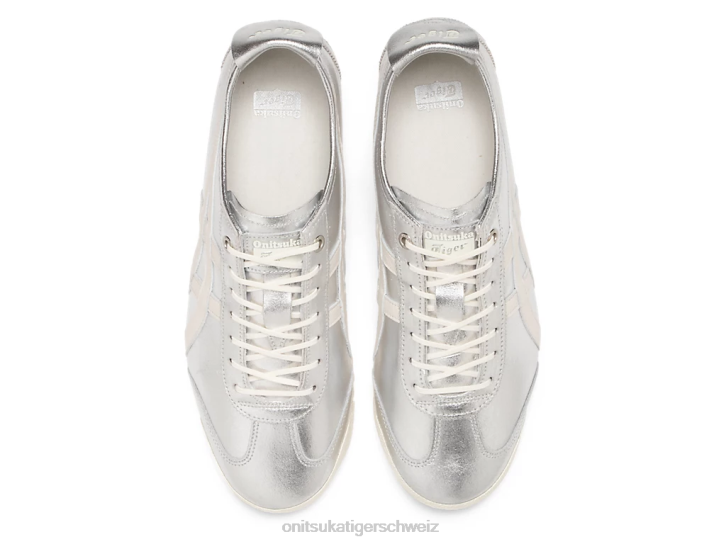 Onitsuka Tiger Mexiko 66 SD unisex reines Silber/Creme 8X88108 Schuhe
