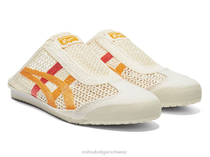 Onitsuka Tiger Mexiko 66 Sabot unisex Creme/Bernstein 8X8831 Schuhe