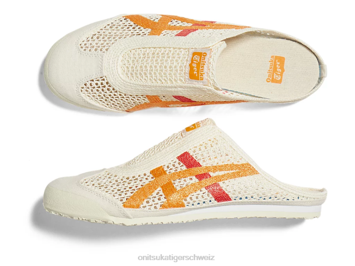 Onitsuka Tiger Mexiko 66 Sabot unisex Creme/Bernstein 8X8831 Schuhe