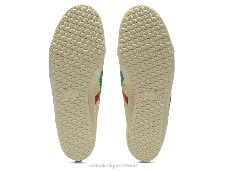 Onitsuka Tiger Mexiko 66 Sabot unisex Sahne/Grünkohl 8X8834 Schuhe