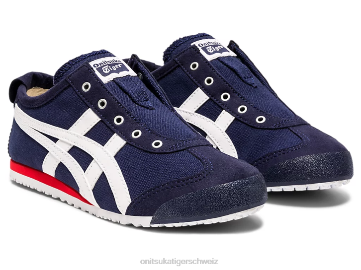 Onitsuka Tiger Mexiko 66 Slip-on Kinder Peacoat/Weiß 8X88635 Schuhe