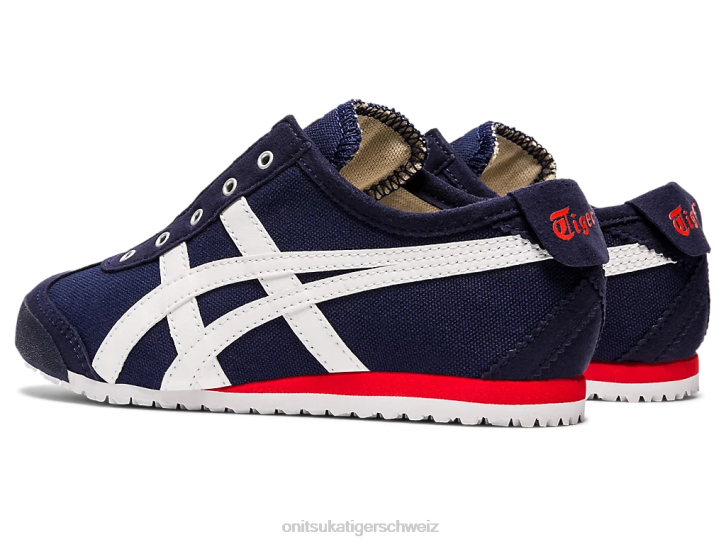 Onitsuka Tiger Mexiko 66 Slip-on Kinder Peacoat/Weiß 8X88635 Schuhe