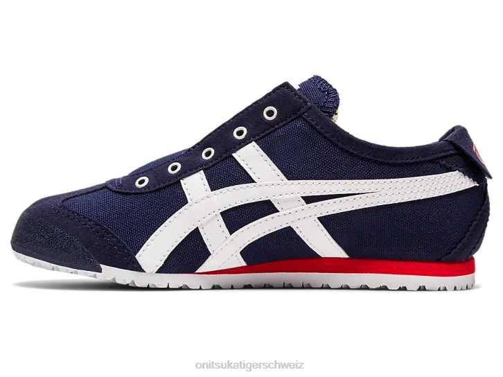 Onitsuka Tiger Mexiko 66 Slip-on Kinder Peacoat/Weiß 8X88635 Schuhe