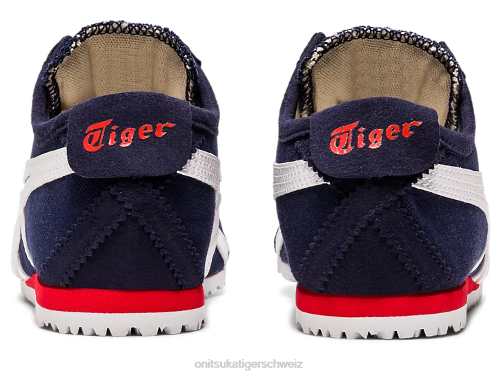 Onitsuka Tiger Mexiko 66 Slip-on Kinder Peacoat/Weiß 8X88635 Schuhe