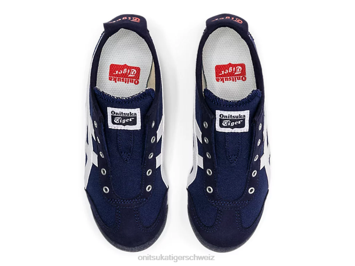 Onitsuka Tiger Mexiko 66 Slip-on Kinder Peacoat/Weiß 8X88635 Schuhe