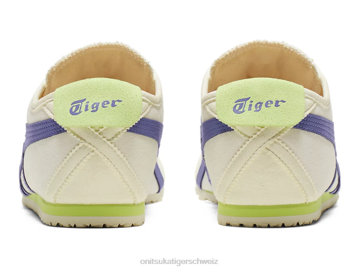 Onitsuka Tiger Mexiko 66 Slip-on unisex Creme/Ultramarinblau 8X8844 Schuhe