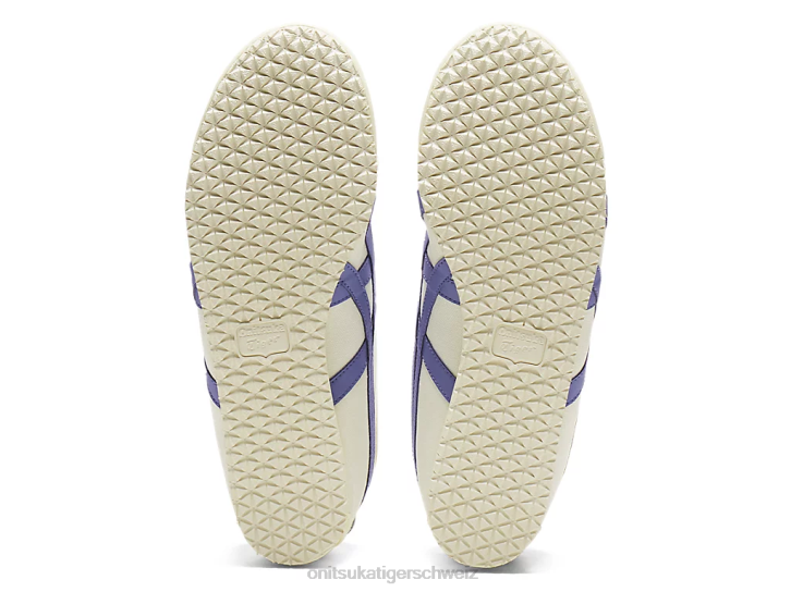 Onitsuka Tiger Mexiko 66 Slip-on unisex Creme/Ultramarinblau 8X8844 Schuhe