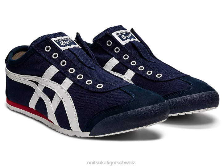 Onitsuka Tiger Mexiko 66 Slip-on unisex Marineblau/Offwhite 8X88362 Schuhe