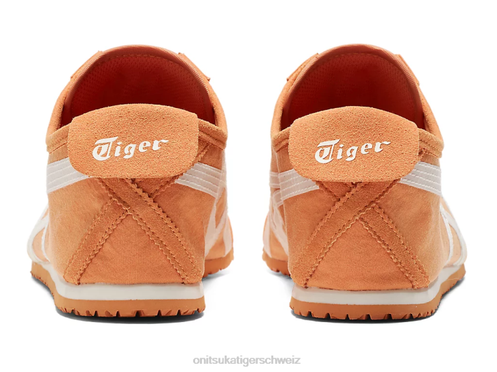 Onitsuka Tiger Mexiko 66 Slip-on unisex Rostorange/Creme 8X888 Schuhe