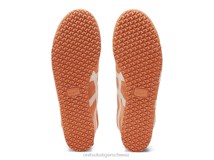 Onitsuka Tiger Mexiko 66 Slip-on unisex Rostorange/Creme 8X888 Schuhe