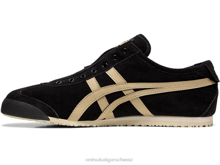 Onitsuka Tiger Mexiko 66 Slip-on unisex Schwarz/Holzkrepp 8X88348 Schuhe