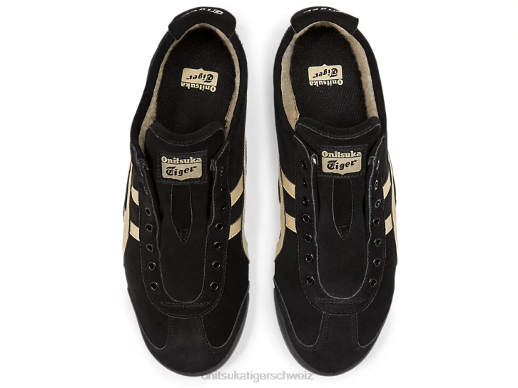 Onitsuka Tiger Mexiko 66 Slip-on unisex Schwarz/Holzkrepp 8X88348 Schuhe