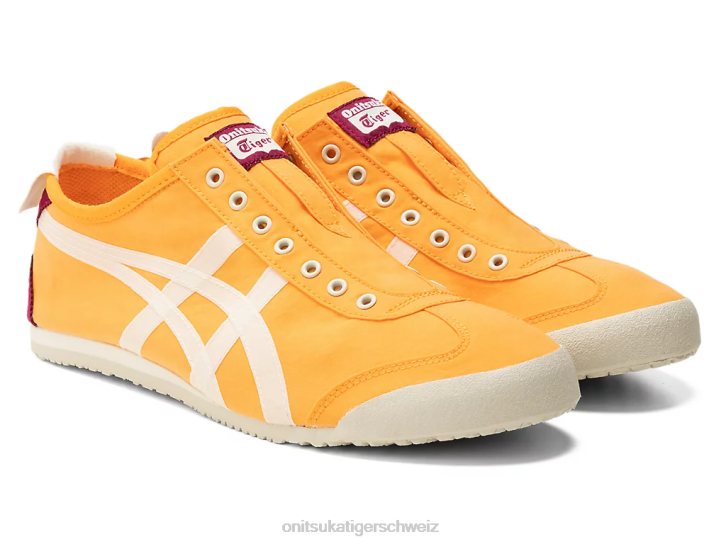Onitsuka Tiger Mexiko 66 Slip-on unisex Zitrus/Sahne 8X88120 Schuhe