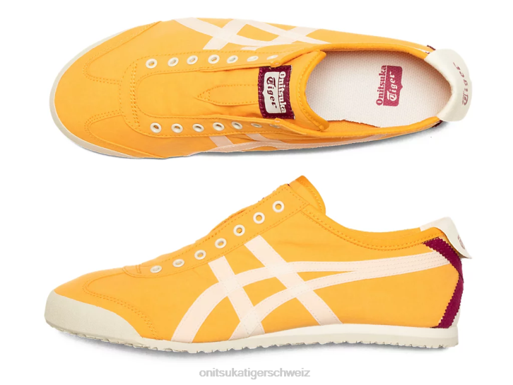 Onitsuka Tiger Mexiko 66 Slip-on unisex Zitrus/Sahne 8X88120 Schuhe