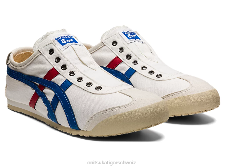 Onitsuka Tiger Mexiko 66 Slip-on unisex weiß/dreifarbig 8X8863 Schuhe