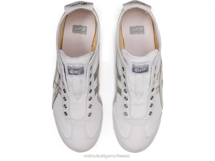 Onitsuka Tiger Mexiko 66 Slip-on unisex weiß/reines Silber 8X88181 Schuhe