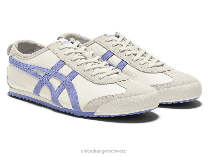Onitsuka Tiger Mexiko 66 Vin unisex Creme/Violett Sturm 8X8882 Schuhe