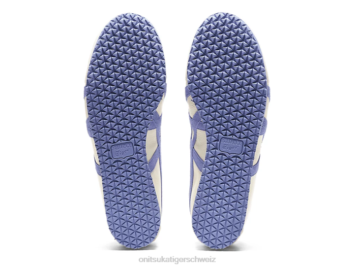 Onitsuka Tiger Mexiko 66 Vin unisex Creme/Violett Sturm 8X8882 Schuhe