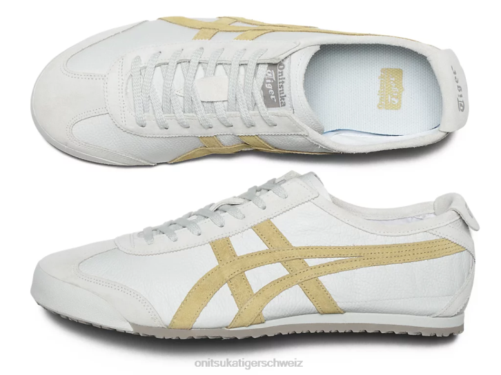 Onitsuka Tiger Mexiko 66 Vin unisex Gletschergrau/Khakibeige 8X88110 Schuhe
