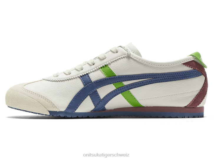 Onitsuka Tiger Mexiko 66 unisex Creme/Makoblau 8X8885 Schuhe