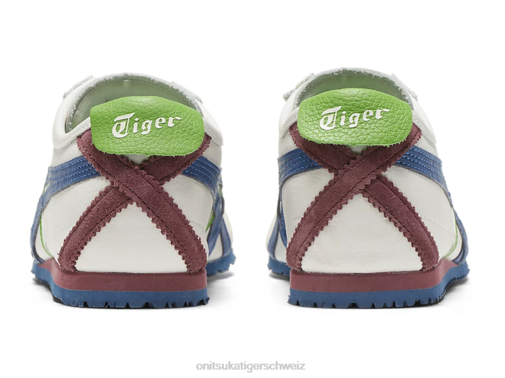 Onitsuka Tiger Mexiko 66 unisex Creme/Makoblau 8X8885 Schuhe