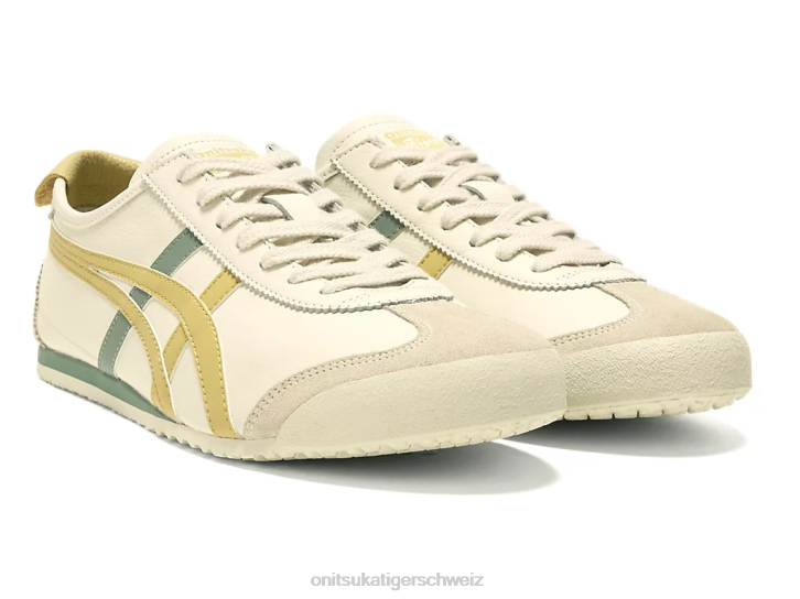 Onitsuka Tiger Mexiko 66 unisex Creme/Mineralbraun 8X8854 Schuhe