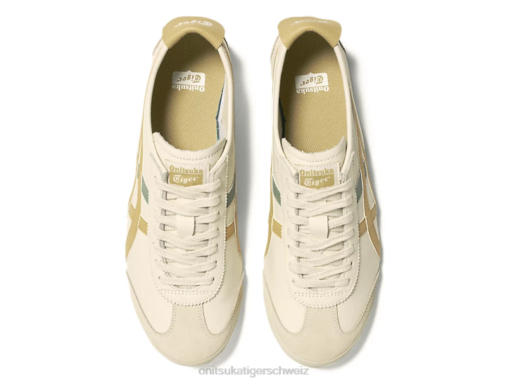 Onitsuka Tiger Mexiko 66 unisex Creme/Mineralbraun 8X8854 Schuhe
