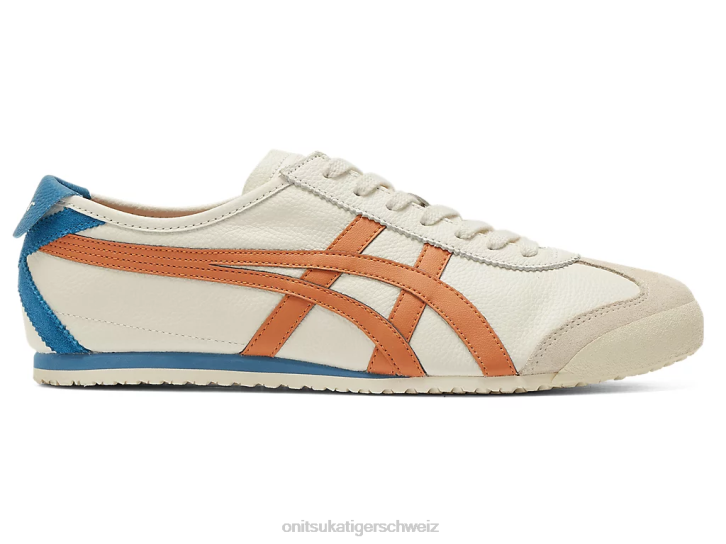 Onitsuka Tiger Mexiko 66 unisex Creme/Rostorange 8X8855 Schuhe