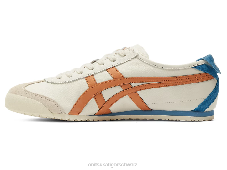 Onitsuka Tiger Mexiko 66 unisex Creme/Rostorange 8X8855 Schuhe
