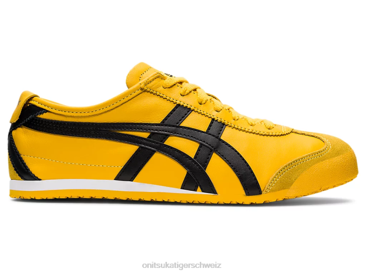Onitsuka Tiger Mexiko 66 unisex Gelb Schwarz 8X8843 Schuhe