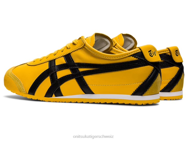 Onitsuka Tiger Mexiko 66 unisex Gelb Schwarz 8X8843 Schuhe